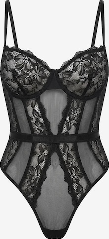 Body modelant 'Lingerie Body Jade' Shapetape en noir : devant