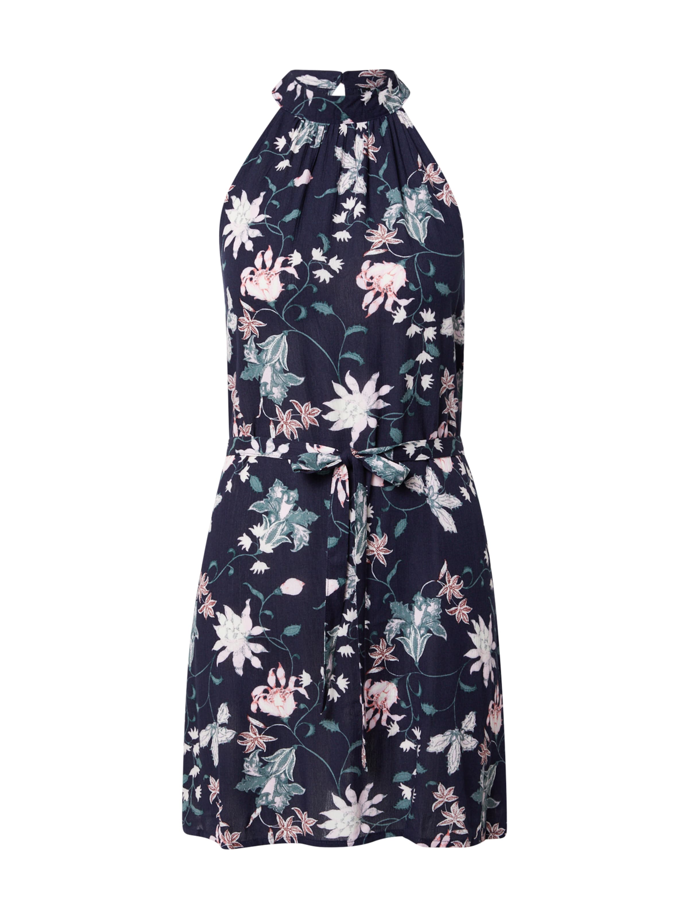 VERO MODA Robe d’été 'JENNY' en bleu foncé / vert gazon / violet / poudre, Vue avec produit