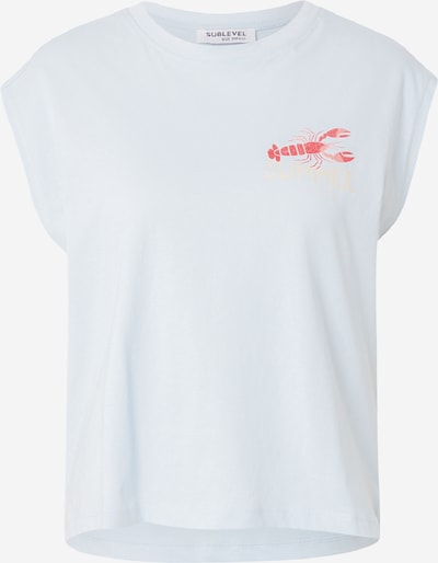 Sublevel Paita värissä beige / kerma / pastellinsininen / pastellinpunainen, Tuotenäkymä