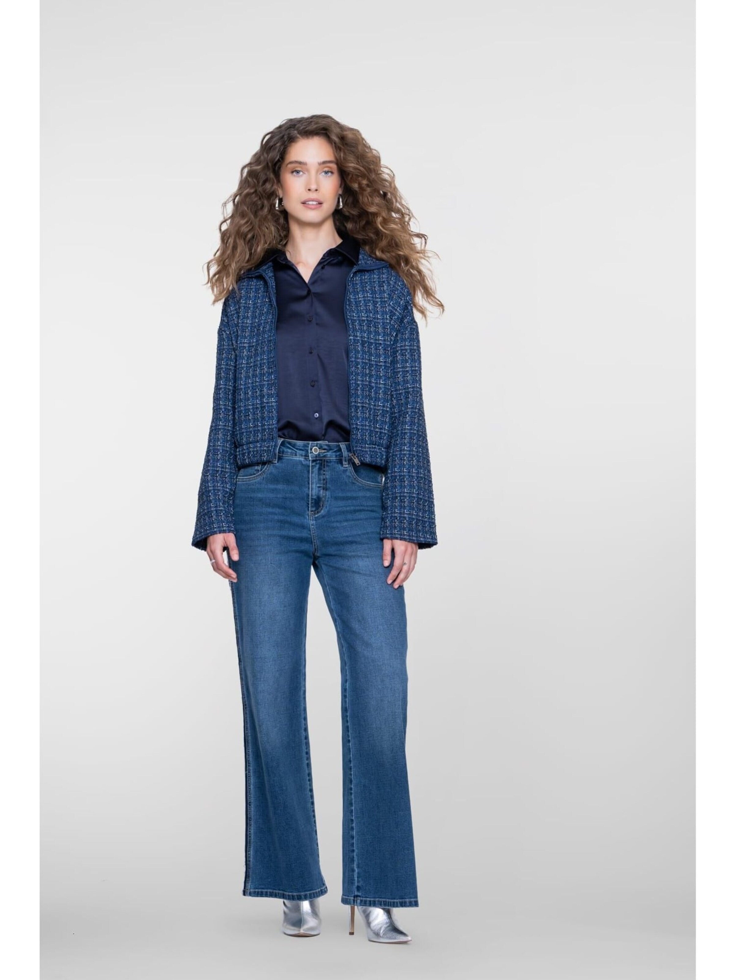 Geisha Blouse in Blauw