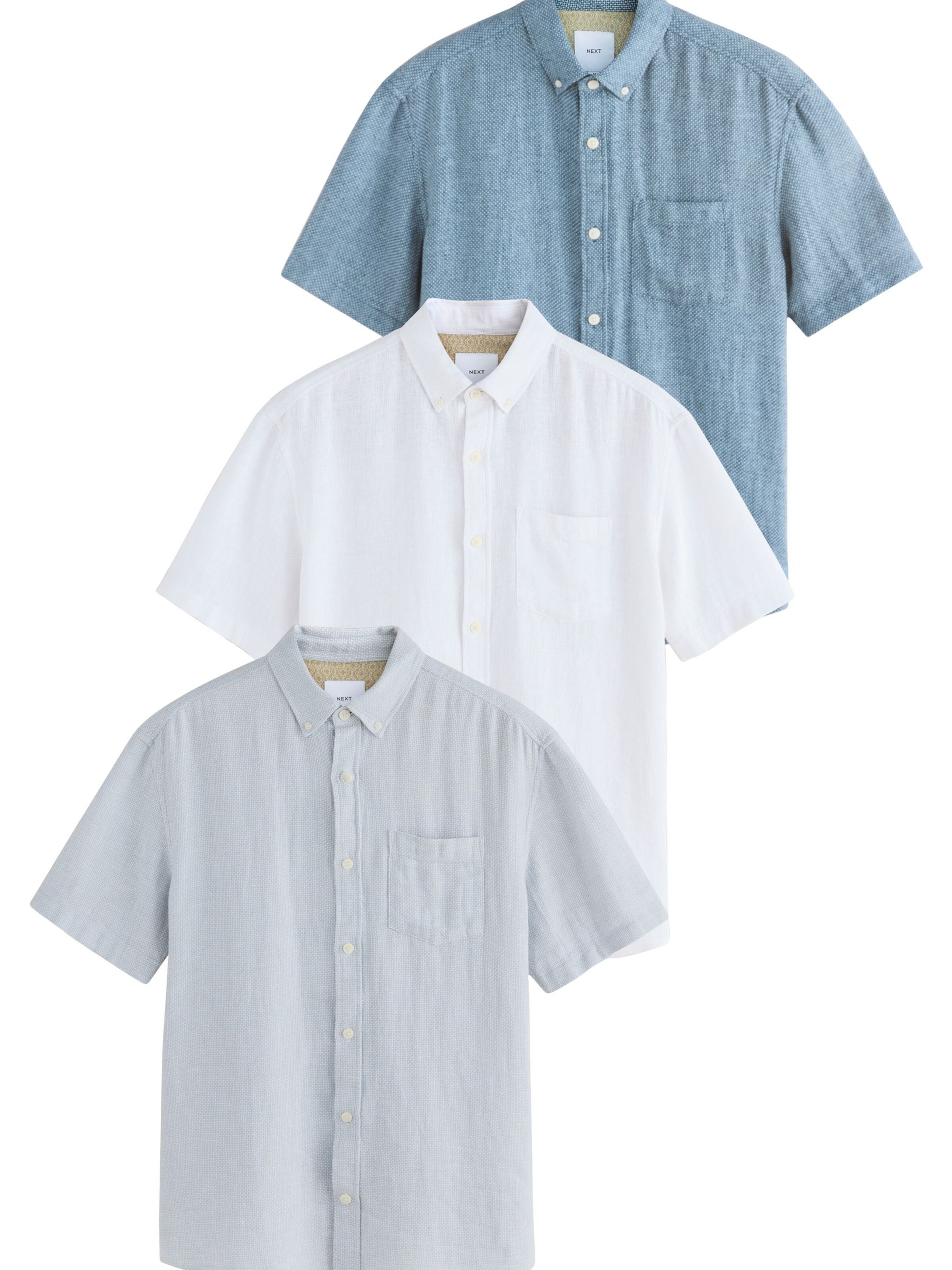 Next Средняя посадка Рубашка в Смешанный: спереди