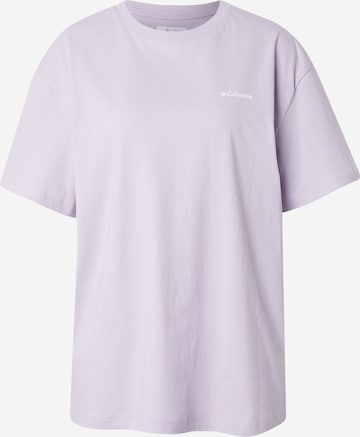 COLUMBIA Toiminnallinen paita 'Rolling Bend' värissä lila: etupuoli