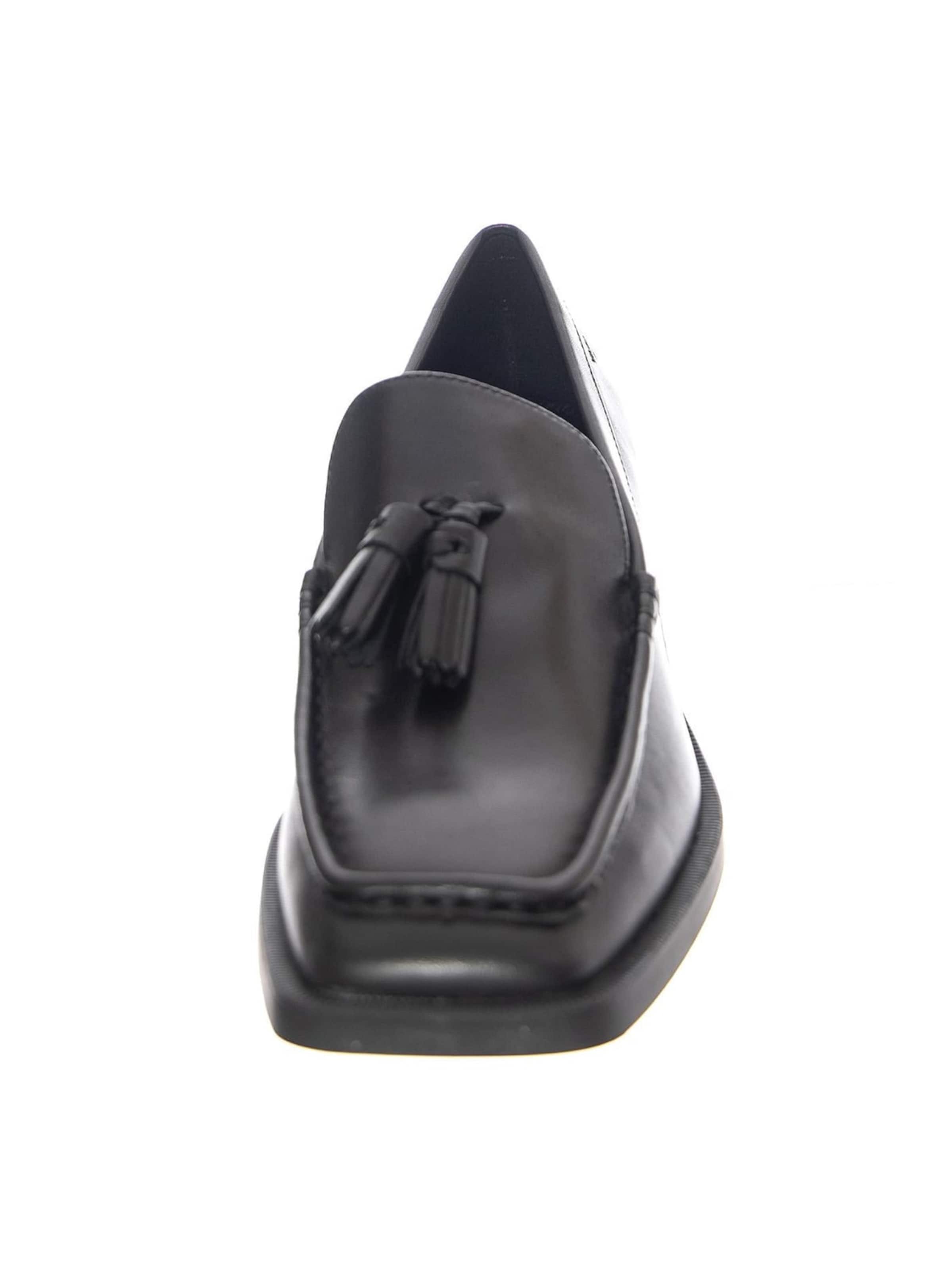Mocassin 'W' Blanca Black Cow Leather Shoes' VAGABOND SHOEMAKERS en noir