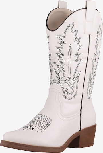 Elara Cowboystiefel in 36 in schwarz / weiß, Produktansicht