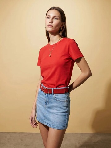 Dilvin Shirt 'T-Shirts'‌‌‌‌‌‌‌‌‌ in Rot: Vorderseite