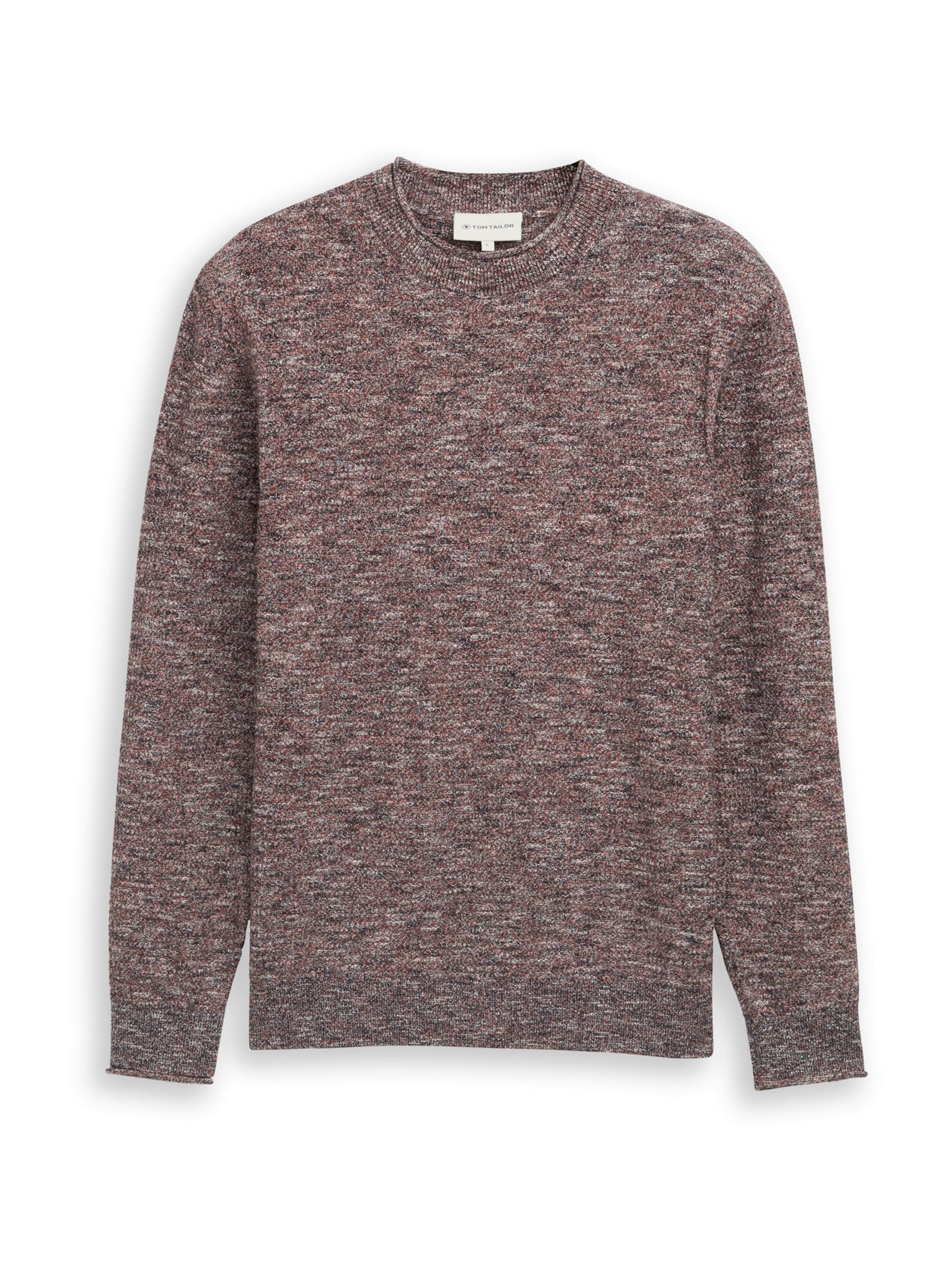 TOM TAILORPulover - crvena boja: prednji dio