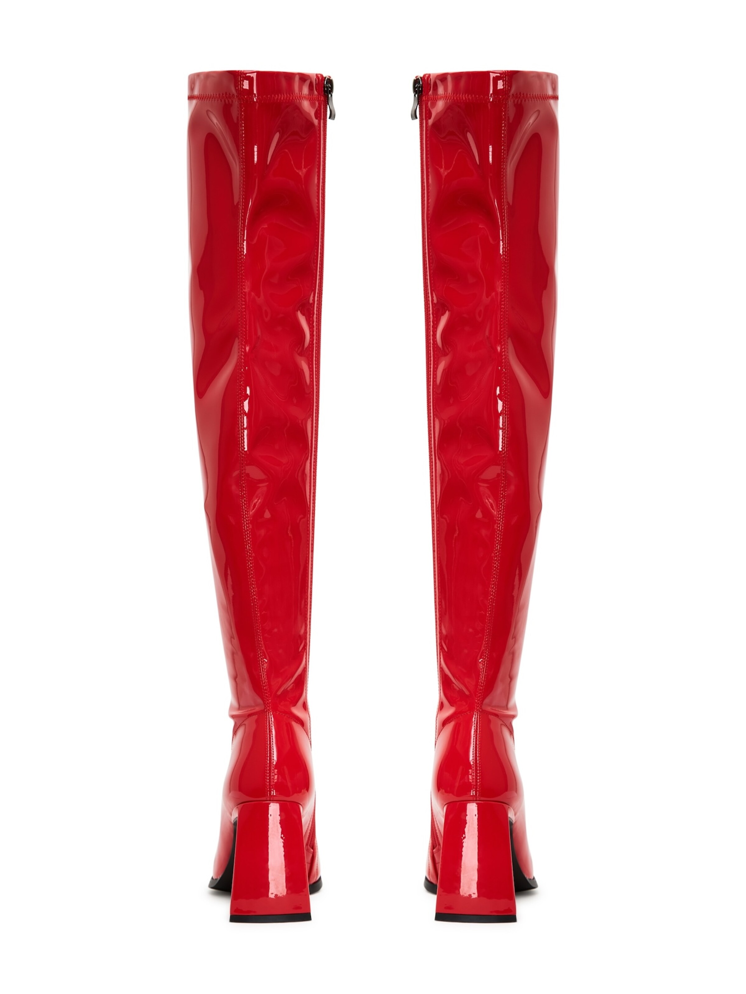 CESARE GASPARI - Botas sobre la rodilla en rojo