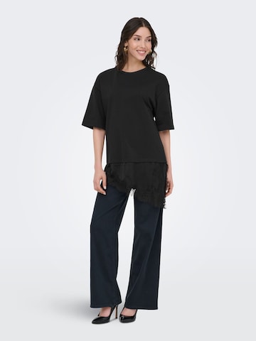 JDY - Camiseta talla grande 'JDYAlma' en negro