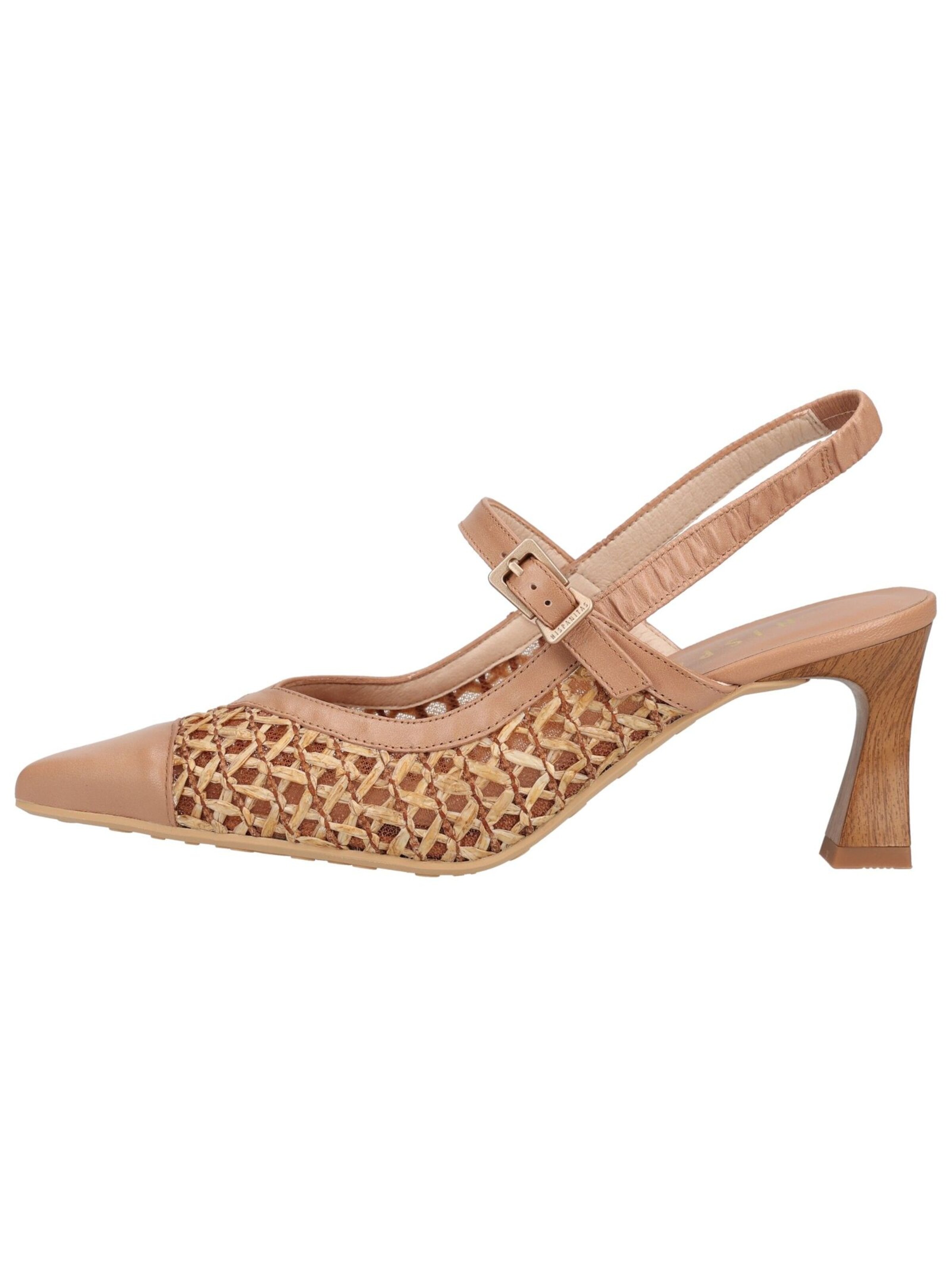 Escarpins à bride arrière Hispanitas en marron