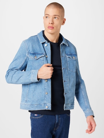 TOM TAILOR DENIM Tussenjas in Blauw: voorkant