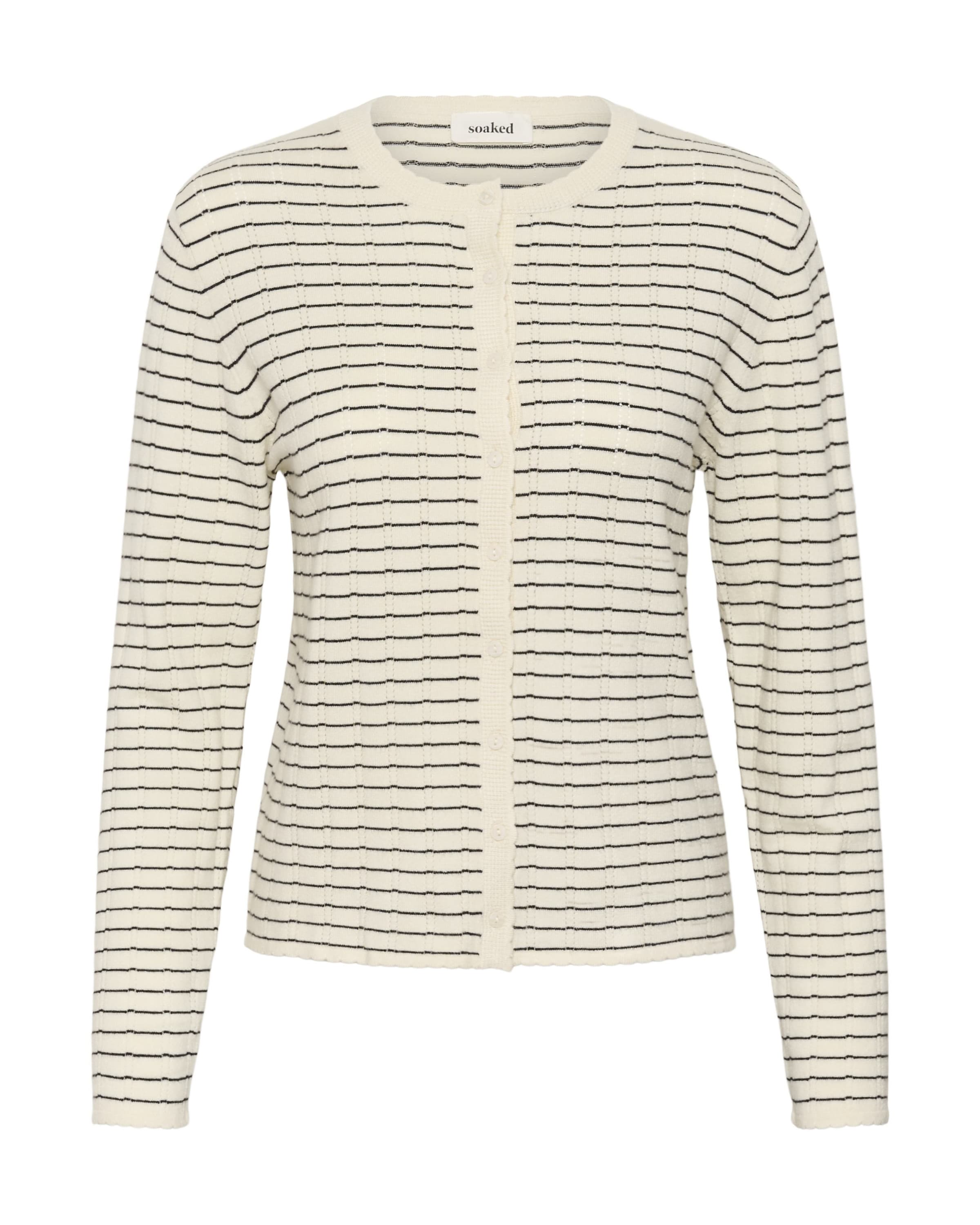SOAKED IN LUXURY Cardigan 'SLSpina' i beige: forside