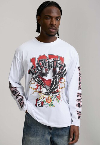 Ed Hardy Tričko '1971 Tattoo Eagle' – bílá: přední strana