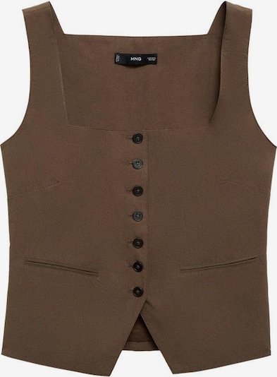 MANGO Weste 'Huga' in braun, Produktansicht