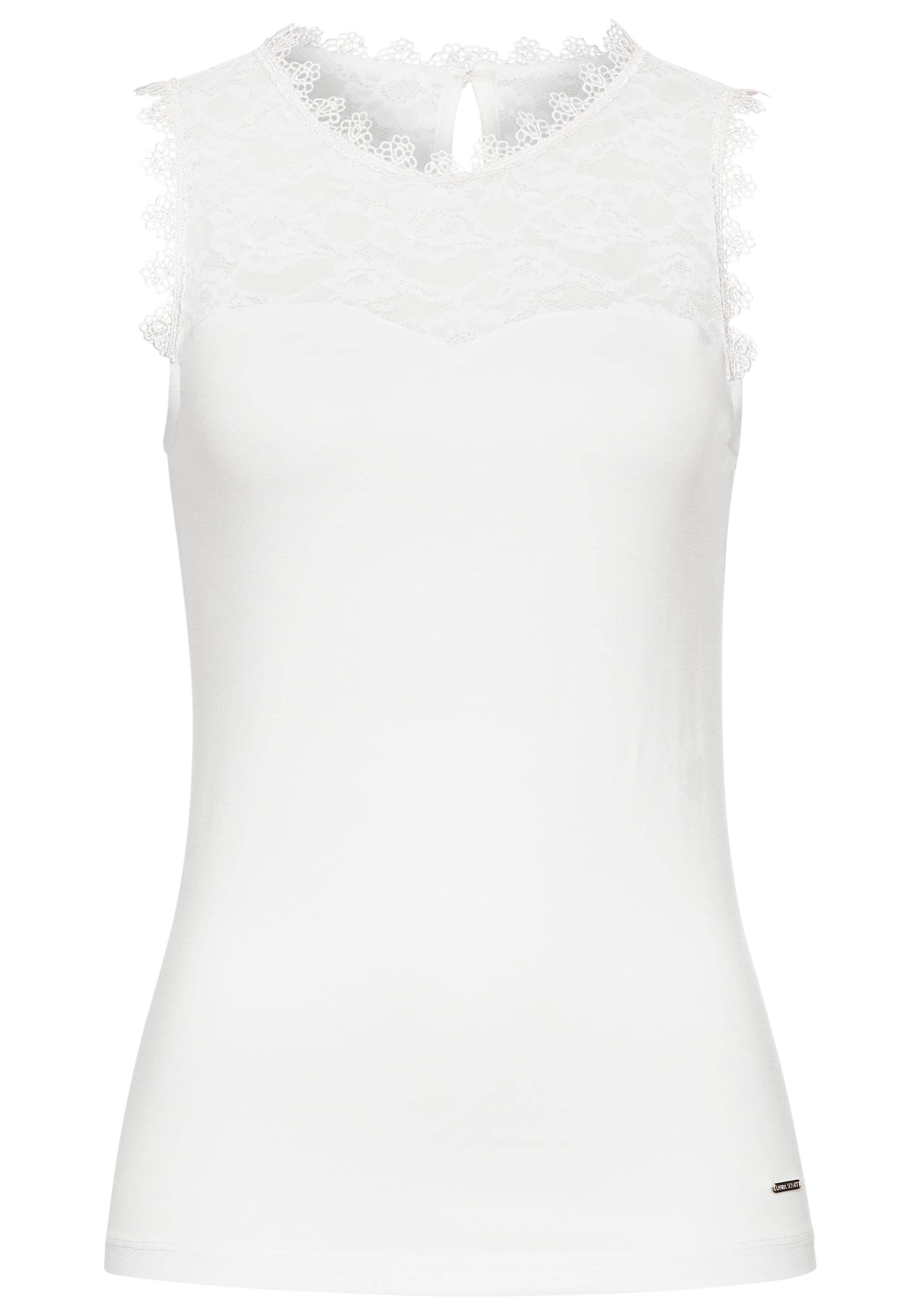 LAURA SCOTT Top in White: front