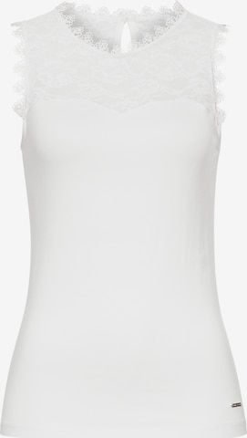 LAURA SCOTT Top in White: front