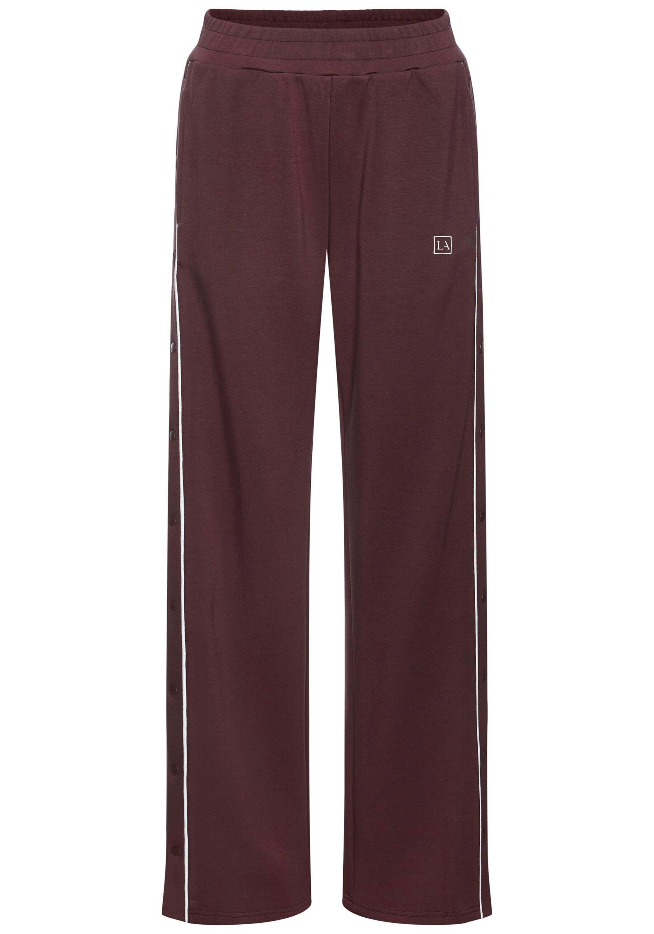 LASCANA ACTIVE - Pierna ancha Pantalón deportivo en marrón: frente