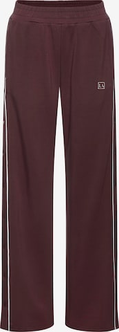 Wide leg Pantaloni sportivi di LASCANA ACTIVE in marrone: frontale
