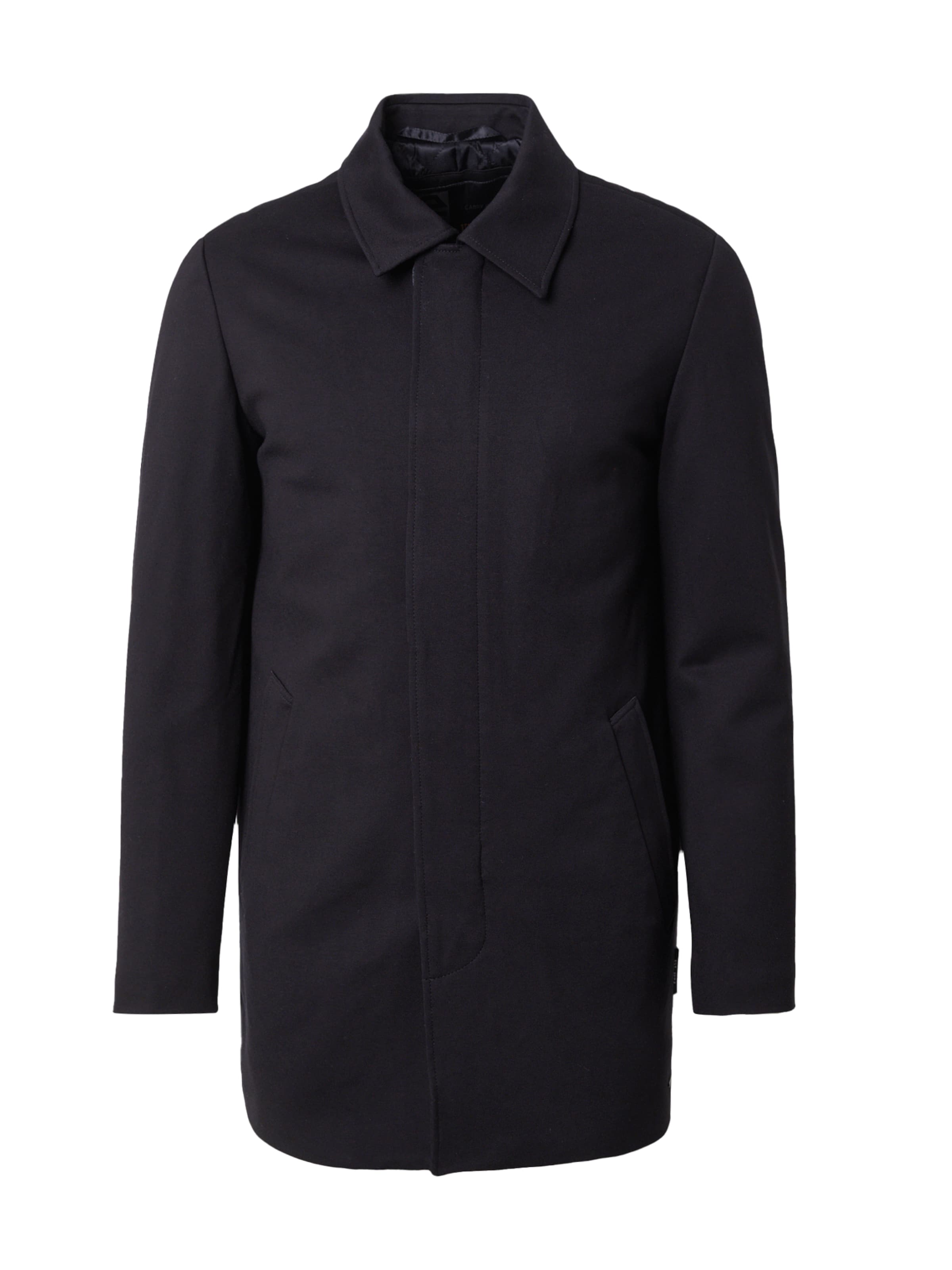 INDICODE JEANS Ανοιξιάτικο και φθινοπωρινό παλτό &#x27;Costatino&#x27; σε μαύρο: μπροστά