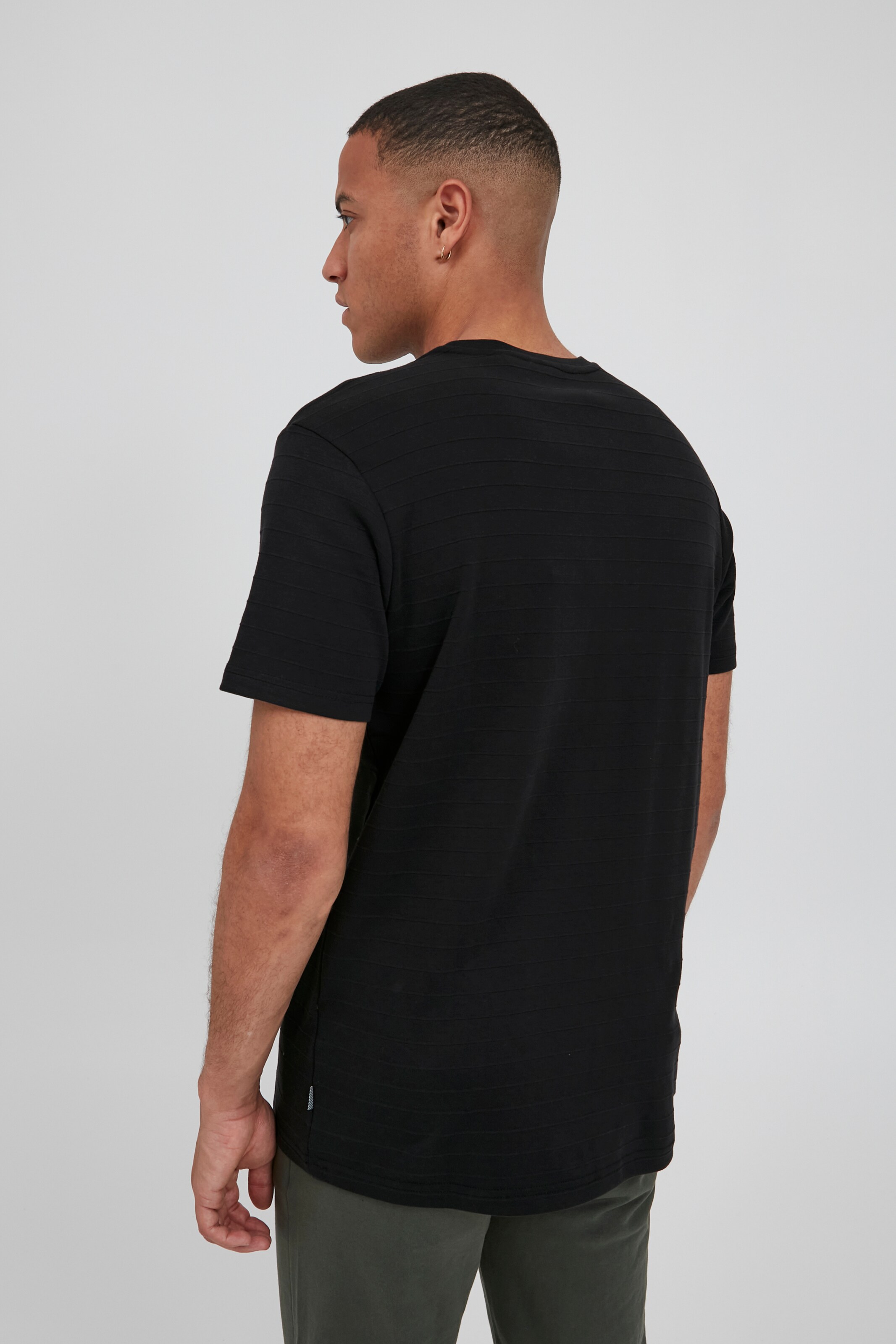Männer Shirts  Solid T-Shirt 'SDTREVOR' in Schwarz - SR23549