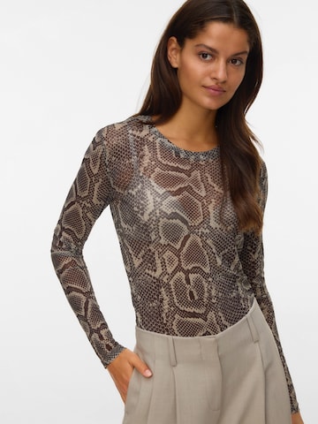 VERO MODA Футболка 'VMLOVA' в Серый: спереди