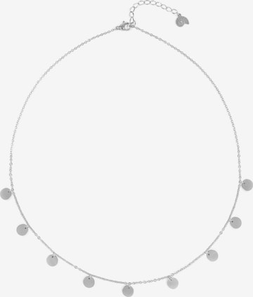 Hey Happiness Halsband 'Balance' i silver: framsida