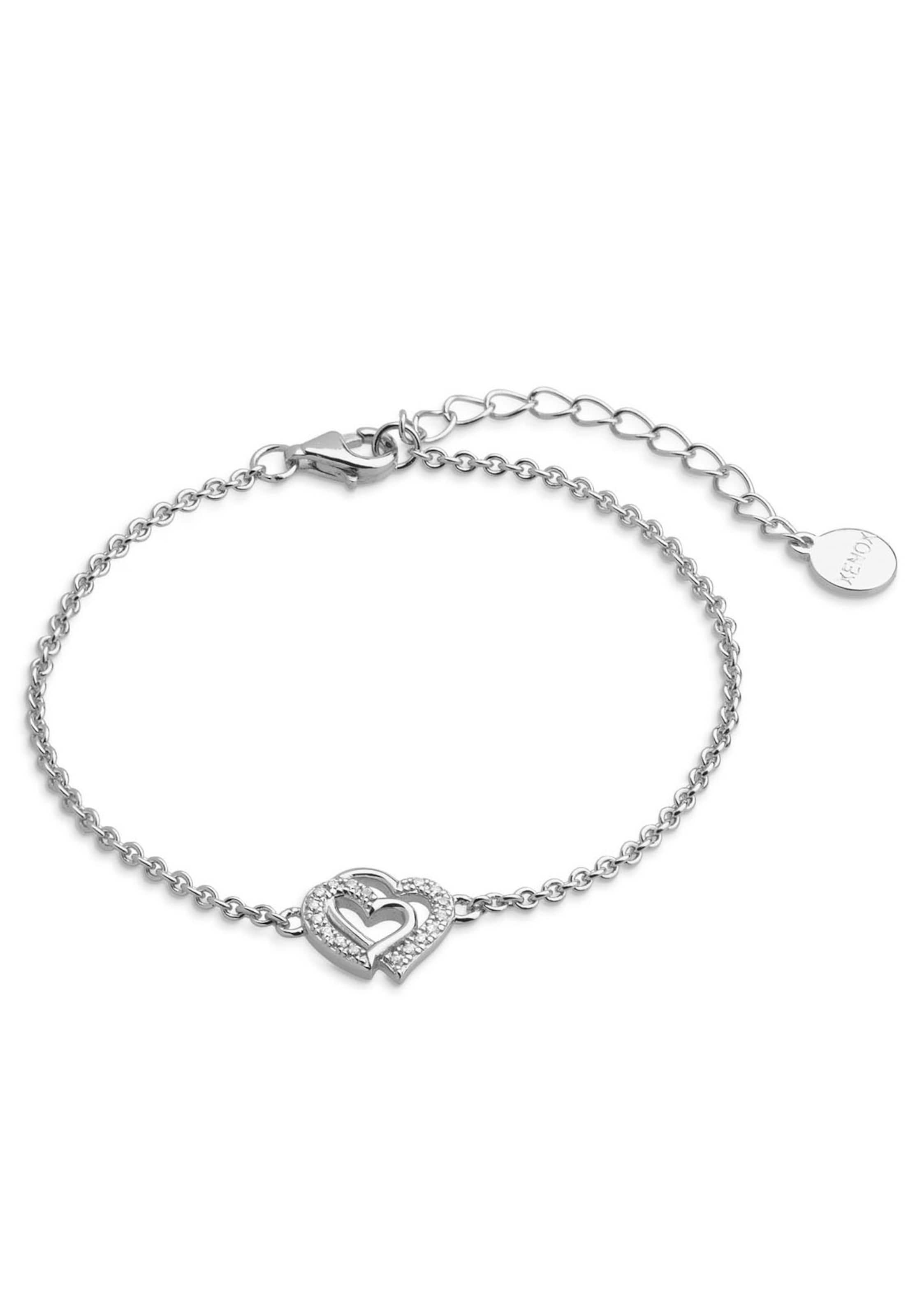 XENOX Armband in Silber: Vorderseite