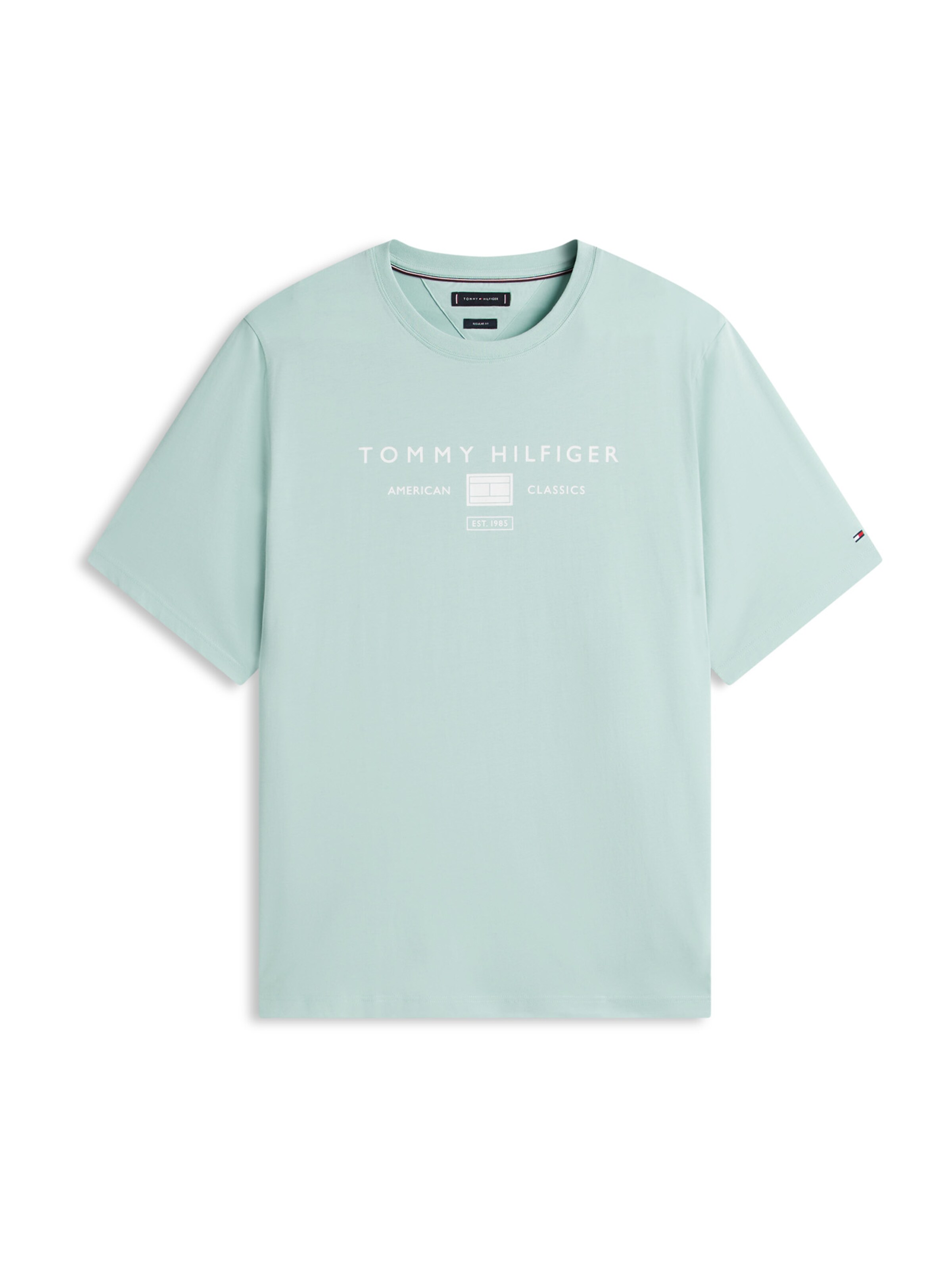 Tommy Hilfiger Big & Tall Shirt in Groen: voorkant