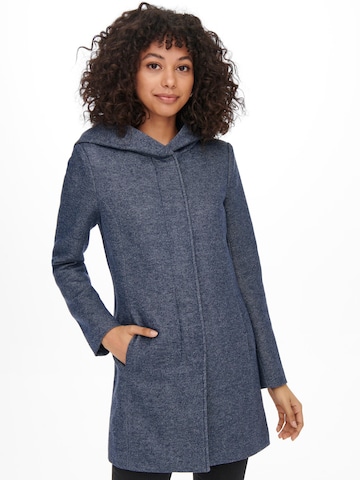 Manteau mi-saison 'Sedona' ONLY en bleu : devant