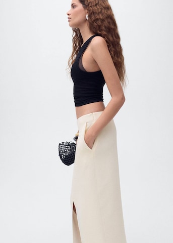 MANGO Skirt 'Johnny' in Beige