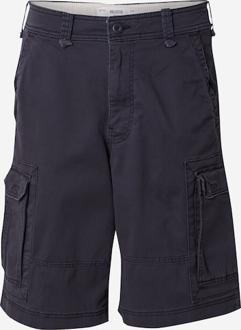 HOLLISTERBaggy Cargo hlače - crna boja: prednji dio