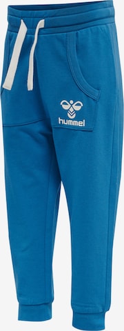 Hummel - Tapered Calças em azul