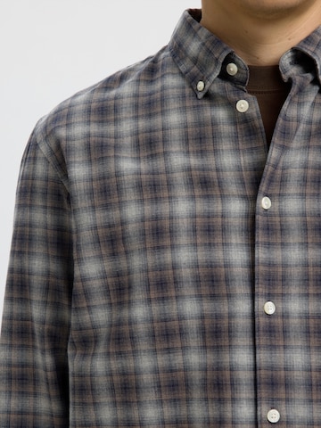 SELECTED Regular fit Overhemd 'SLMCole' in Blauw