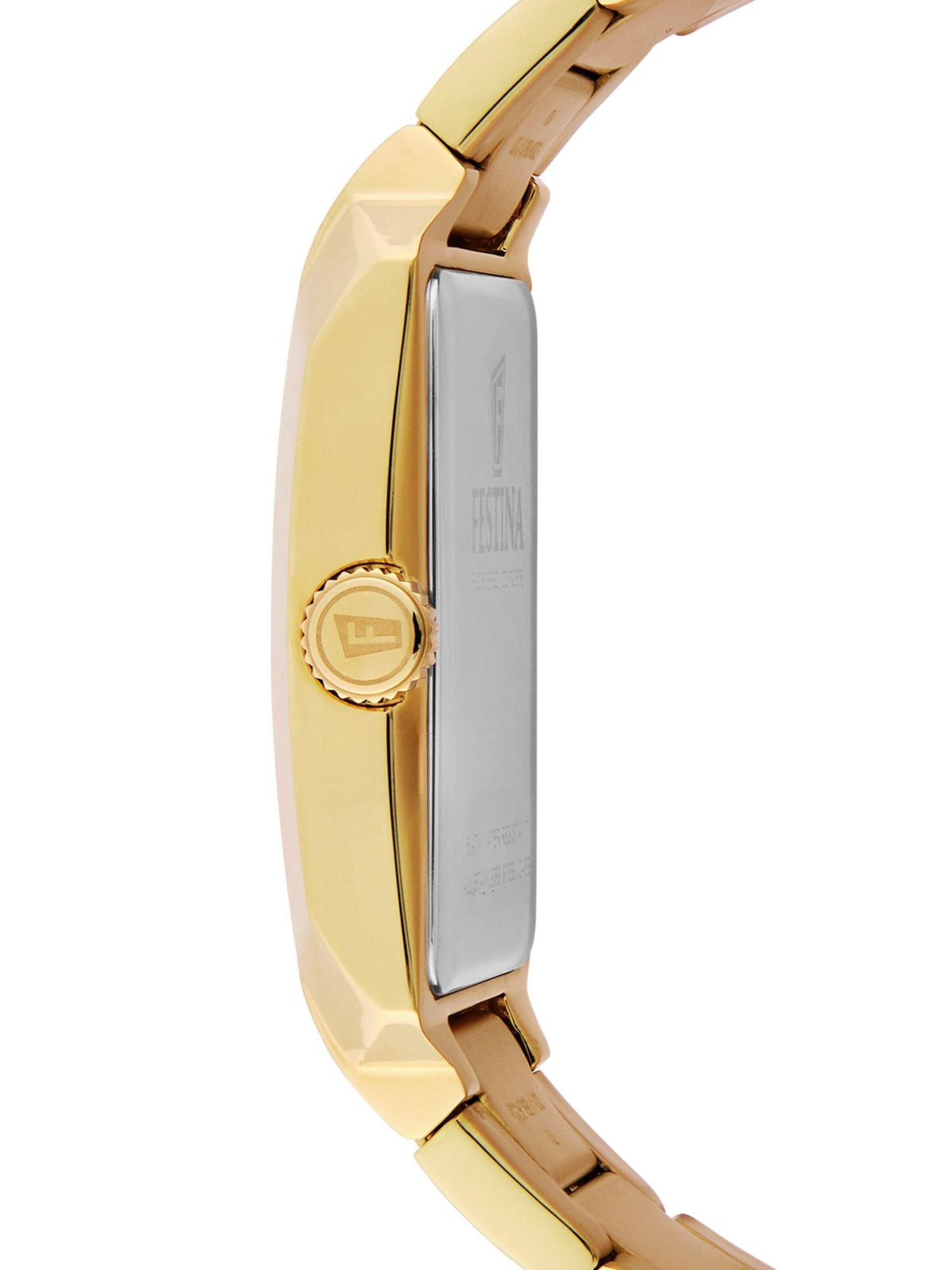 FESTINA Analogové hodinky 'Date watch On The Square' – zlatá