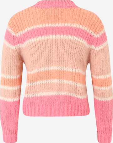 Pieces Petite - Pullover 'Carman' em laranja