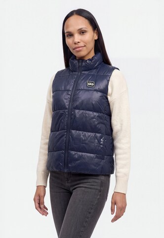Gap Petite Vest, värv sinine: eest vaates