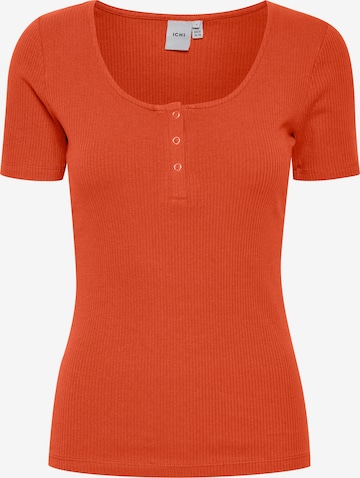 ICHI Shirt in Oranje: voorkant