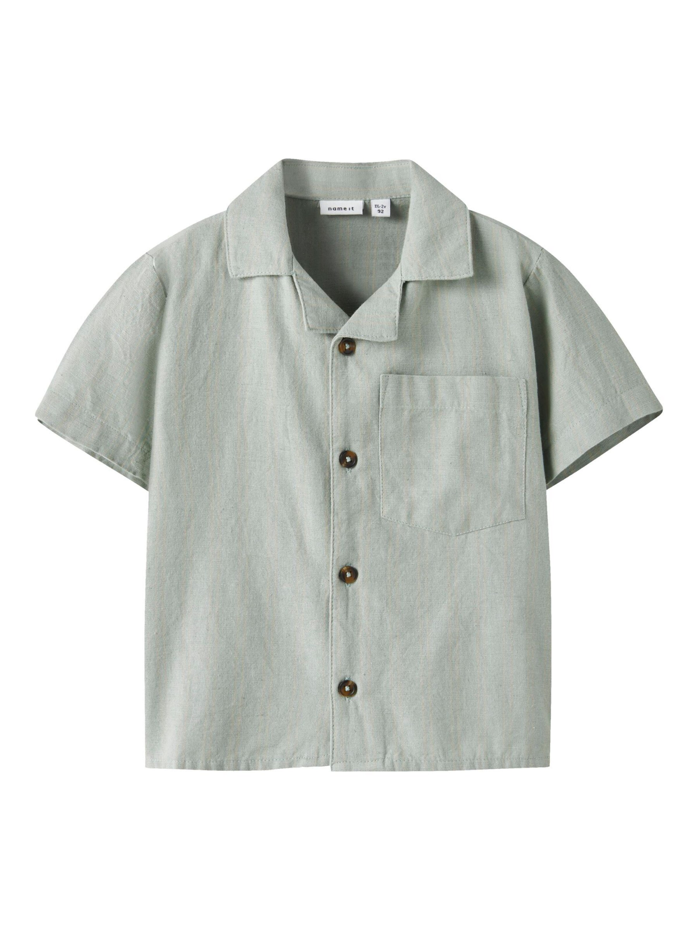 Chemise NAME IT en gris : devant