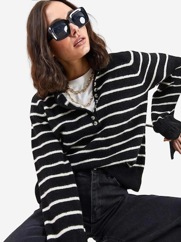 Bianco Lucci Pullover 'Pullover'‌‌‌‌‌‌ in Grau