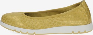 CAPRICE Ballet Flats in Yellow