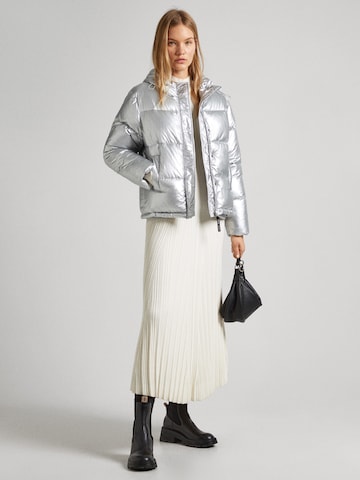 Pepe Jeans Jacke 'MORGAN' in Silber