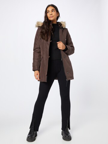 VERO MODA - Parka de inverno 'Storm' em castanho