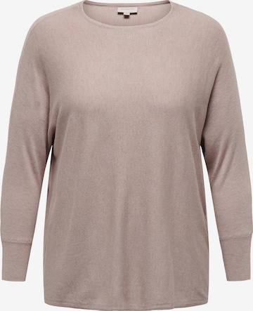 ONLY Carmakoma Pullover 'Alona' in Beige: predná strana