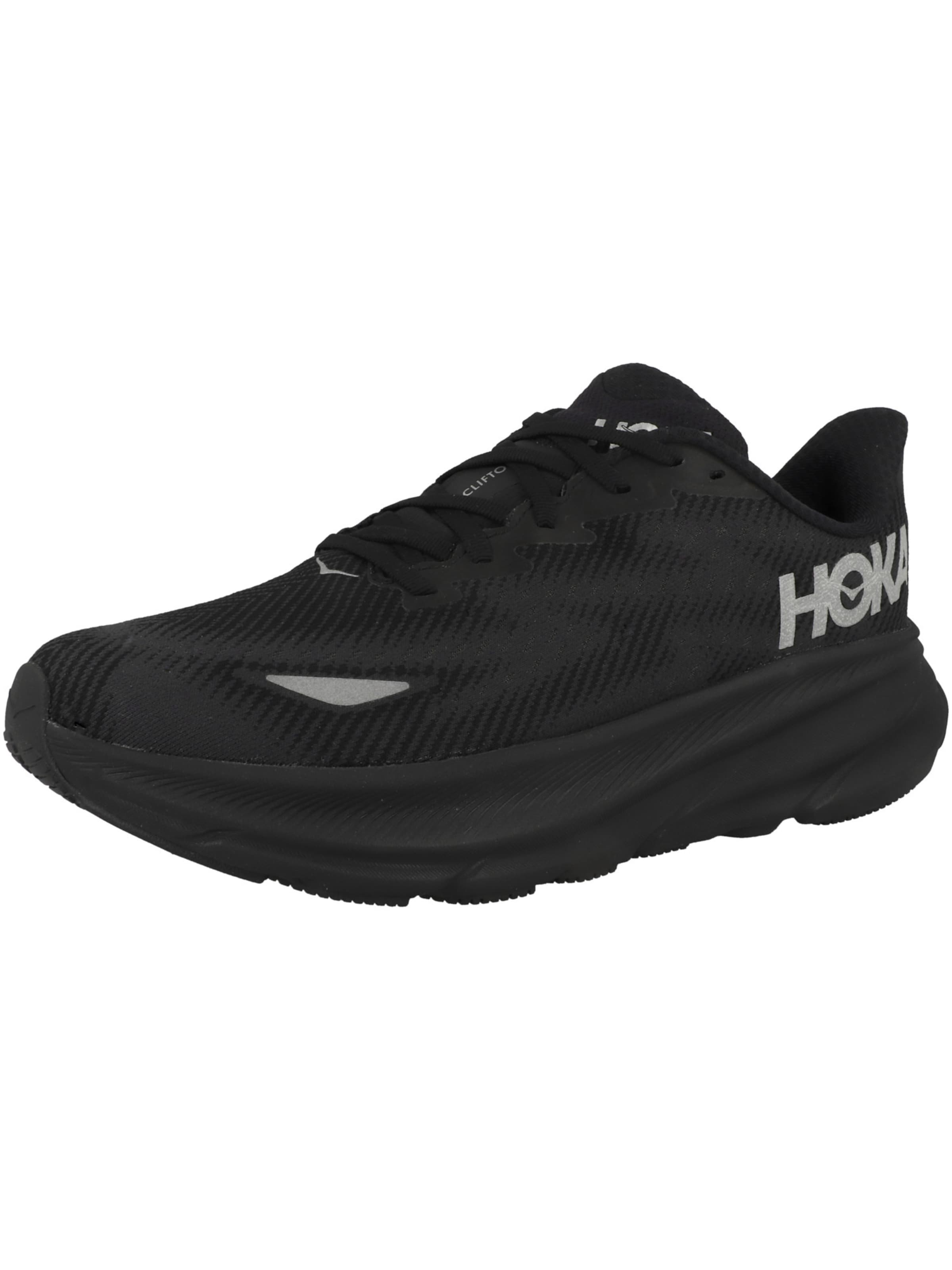 HOKA Running Shoes 'Clifton 9' in Grey / Black, Item view