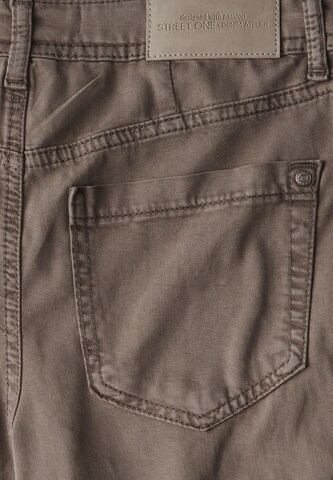 STREET ONE Wide Leg Jeans in Braun