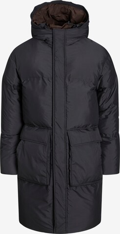 JACK & JONES Vinterfrakke 'Blakent' i sort: forside