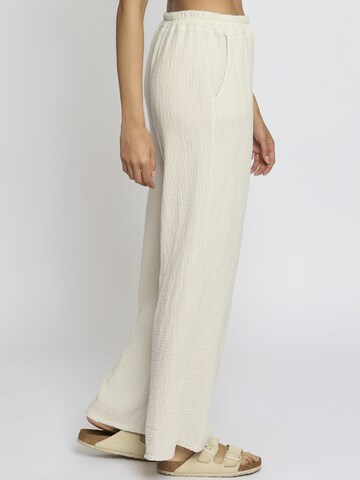 Wide Leg Pantalon 'Edaa' Lilavie en beige