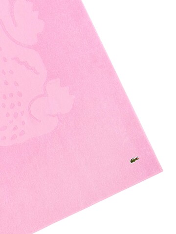 LACOSTE Beach Towel 'LSPORT' in Pink
