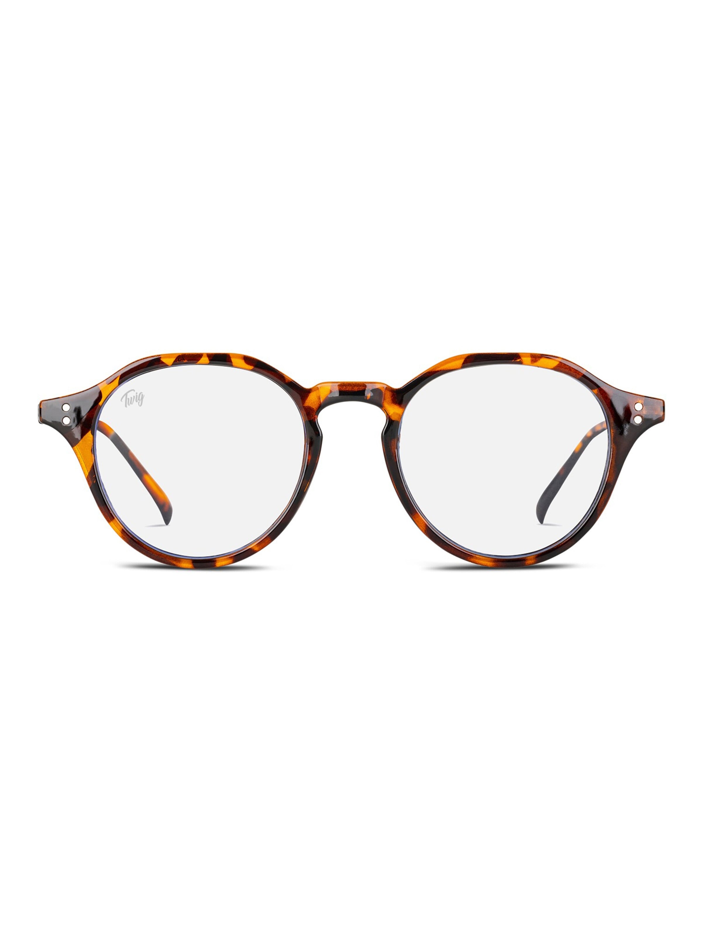 Occhiali 'Langevin BlueLight' di TWIG Concept Milano in marrone: frontale