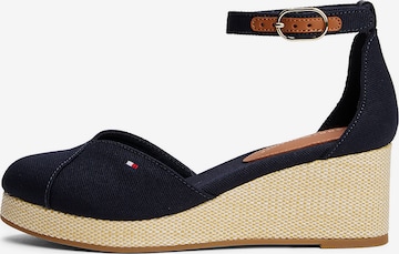 TOMMY HILFIGER Espadrilles in Blauw: voorkant