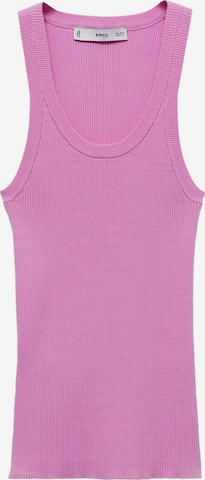 MANGO Knitted top 'RIRI' in Pink: front